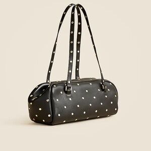 ❤️ NWT J. Crew Studded Leather Black Handbag